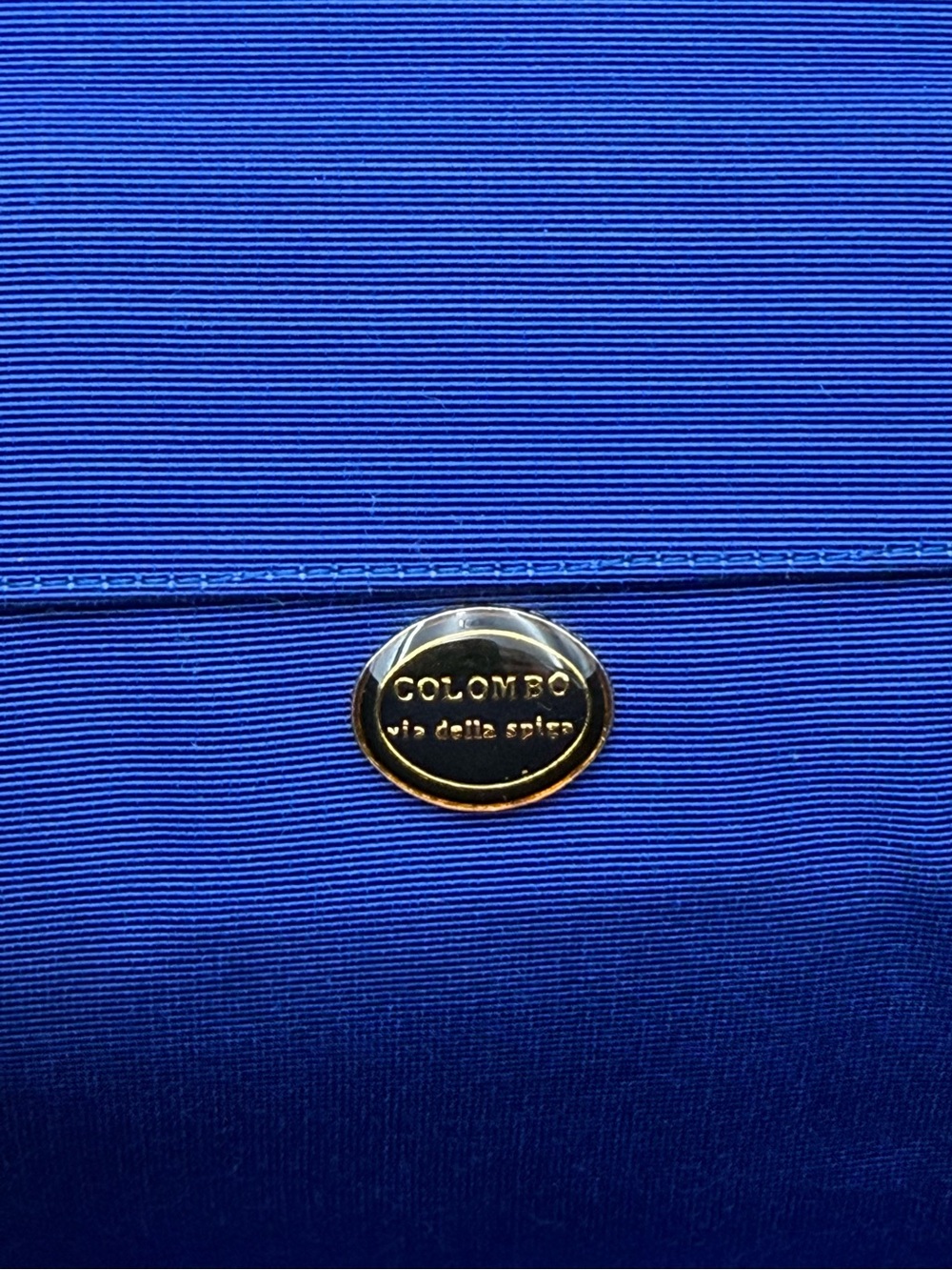 🇮🇹COLOMBO 1937 MILANO • MINI 18 Crossbody Bag in Blue Silk • Made in ITALY - Picture 15 of 16